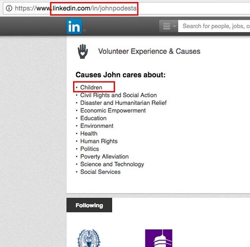 Image: john-podesta-linkedin-causes (610×602 42.4 KB) Image: john-podesta-linkedin-causes (610×602 42.4 KB)