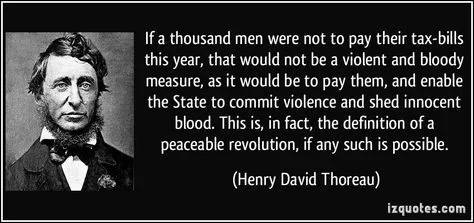 thoreau tax quote