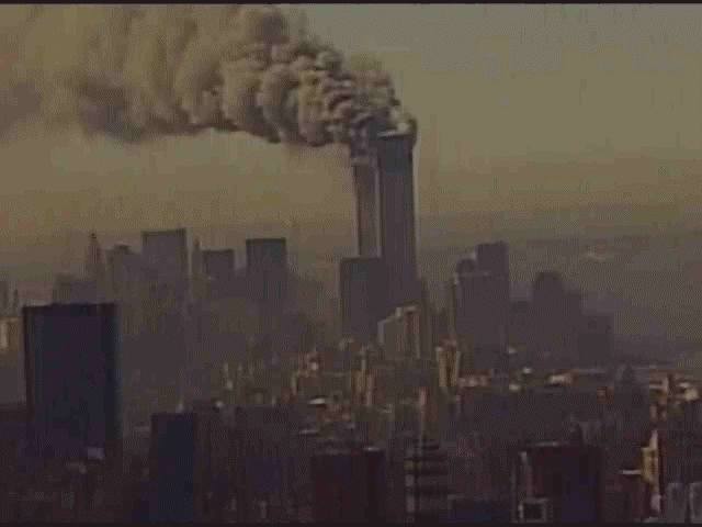 WTC2 COLLAPSE NBC yellow 2
