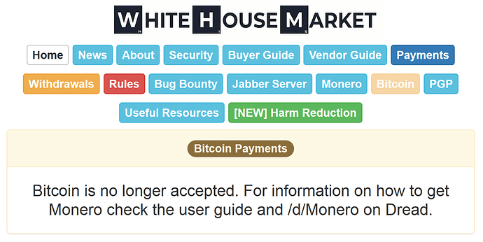 whitehousemarket-bitcoin-no-longer-accepted