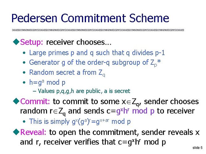 pedersen-commitment-scheme