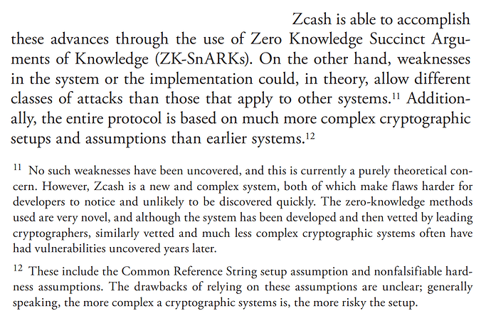 zcash-experimental-warning